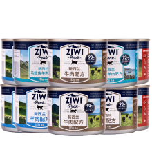 ziwi滋益巅峰猫罐头主食罐头猫粮猫咪湿粮新西兰进口幼猫成猫猫粮湿粮 牛肉*3+羊肉*3+马鲛鱼羊肉*2+红肉*2