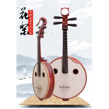 中阮乐器花梨木酸枝中阮普及初学 考级 演出中阮民族乐器 轴圆音孔中阮