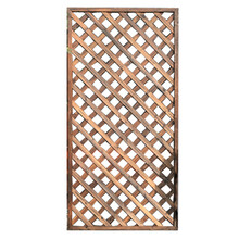 防腐木花格 防腐木栅栏围栏户外庭院花格围墙篱笆护栏杆室内阳台网格爬藤花架Z2 90cm*150cm