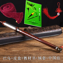 巴乌巴乌竖吹乐器初学小学生成人f调g调音准耐用防摔 G调巴乌+皮盒+书+绒套+