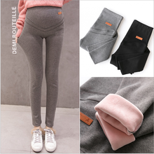 三象鲨 孕妇裤孕妇打底裤秋季潮妈外穿托腹长裤秋冬季裤子秋冬款加绒 7014 7002#灰色一(不加绒) M