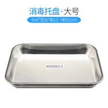 森咖 防碘伏纹绣不锈钢套装纹眉工具用品消毒盘消毒杯罐消毒罐消毒器皿 消毒托盘（大号）