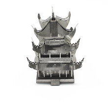 新品3D立体拼图金属拼装模型DIY手工坦克飞机泰坦尼克号星际联盟战机 岳阳楼 4星