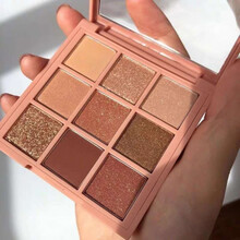 九色眼影闪粉珠光bling大地色亮闪学生眼影盘ins 九色眼影单个 九色南瓜盘