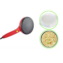 侨源 小型家用烙饼机电饼档网红薄饼机家用春饼机电饼档薄饼铛 红色+面糊盆+打蛋器