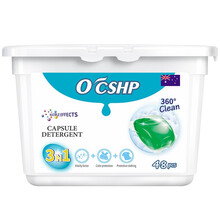 OCSHP 纯进口3合1洗衣凝珠8倍洁净持久留香柔顺护衣  大地花果香（1盒48颗）