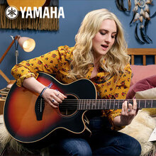 YAMAHA雅马哈APX1200II全单板民谣吉他电箱CPX600/700/1000舞台演出 全单板【CPX1200II】BS日落色