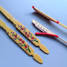 扬琴琴牛角琴牛角 练习演奏琴键 扬琴配件 梅花图紫檀条琴竹+筒