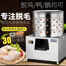 甄樽 家禽脱毛机脱毛机鸡鸭全自动鸡鸭鹅脱毛机大型煮水脱毛一体机商用 60型单桶