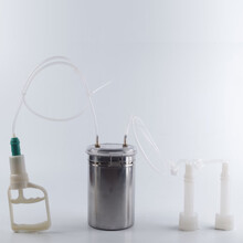 西芝 器吸羊奶的挤奶器电动牛羊家用小型牛用羊奶器羊奶挤奶器羊用吸奶 手动双头4斤装