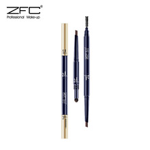 ZFC 立体三合一眉笔 眉粉带眉刷双头显色眉笔 M03（灰色）