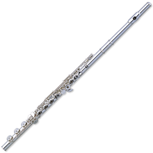 PEARL/珍珠 长笛 C调 PF-665RBE 纯银笛头 开孔 曲列 E键 B尾 PF-665RBE