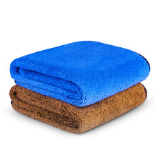 佳百丽 洗车毛巾大号细纤维吸水擦车毛巾 洗车布玻璃清洁抹布两条装35*70cm 汽车用品