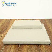 阳春小镇 打坐垫 方形禅修垫 礼佛打坐垫 长方形静坐垫瑜伽垫 蒲团榻榻米垫子 白色 60*60*5cm一套（含上垫24*45*5cm）