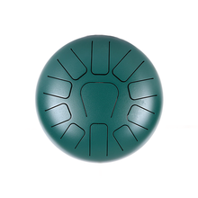 文笙 空灵鼓10寸8音11音空灵鼓学生乐器 打击乐器忘忧鼓初学者空鼓成人儿童手碟鼓12寸11音无忧鼓 新款12寸11音 祖母绿