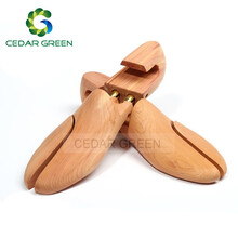 CEDAR GREEN雪松木鞋撑鞋楦实木鞋撑子撑鞋器扩鞋器撑大器定型防皱除味可调节 手握款35/36