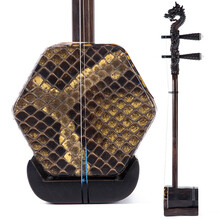 相思鸟 黑檀二胡 专业表演 纯手工蟒皮六方二胡 民族乐器 赠松香随行布面硬盒龙头 XS8809