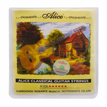 爱丽丝（ALICE） 古典吉他琴弦尼龙弦1弦2弦3弦4弦5弦6弦套弦单弦演奏弦A106  古典吉他 尼龙六弦（单根）