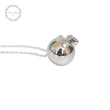 法国novabola胎教铃铛安抚胎教铃铛进口孕妇礼物用品轻奢项链礼品发顺丰 UN安系列  925镀银