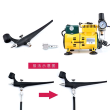 马克笔喷笔高达模型上色喷涂喷笔气泵套装 郡/君士马克笔用喷枪 喷枪+叶红喷泵