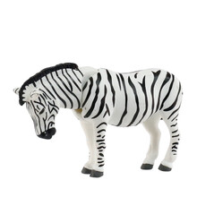 多美（TakaraTomy）多美安利亚动物模型仿真儿童认知野生陆地动物玩具 斑马【AS-04】487944