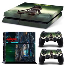 LOMAZOO ps4老款贴纸 赛博朋克2077游戏主题彩贴贴纸贴膜Cyberpunk2077保护贴 06