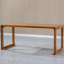 寻古红木家具非洲鸡翅木（学名：非洲崖豆木）书桌实木书房画案新中式书法桌写字台办公桌学习桌书画案O 单桌：长127*宽50*高78cm