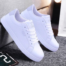 男鞋男士休闲鞋子男生休闲皮鞋子春夏季增高鞋帆布鞋跑步运动鞋靴韩版潮流小白鞋学生板鞋社会青年小伙潮鞋 YJ--8614白色 43