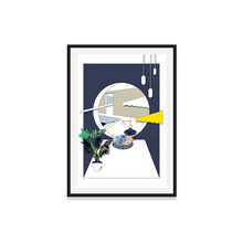 维格列艺术 Pomme Chan 原作版画 《极简主义》现代简约艺术品挂画家居空间装饰画