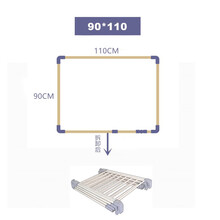出口澳洲婴儿游戏围栏宝宝爬行学步护栏实木室内儿童安全围栏栅栏 原色90*110cm 无门款