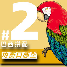 中卡咖啡豆 全自动咖啡机用意式拼配豆云南巴西曼特宁拼配阿拉比卡豆中度中深重深烘焙 2号巴西拼配【100g装】