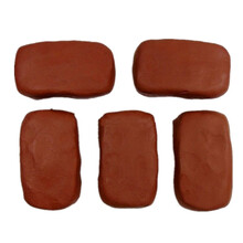 儿童手工软陶泥diy学生彩色雕塑免烧陶艺粘土手工制作教学用陶土 红泥500克*5包+油纸