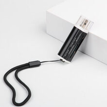 卡飞尼多合一高速读卡器USB2.0多功能SD/TF/MS/PSP相机内存卡车载读卡器 静谧黑+挂绳 USB2.0