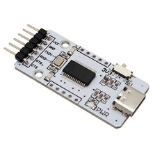 丢石头 USB转TTL 串口模块 USB转UART 5V3.3V电平 FT232刷机板 带外部晶振 Type C接口