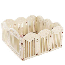 筱宠X01狗围栏隔离栏狗狗笼子大中小型犬围栏栅栏泰迪猫笼子室内宠物用品 经典款高63cm10片+1门栏