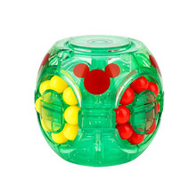 魔方教室 小魔豆汉堡魔方 存钱罐 指尖陀螺 烧脑玩具 抖音网红 儿童脑力智力开发成人减压多彩配色 魔豆魔方（彩盒）透明绿