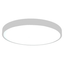 雷雷智光 LED吸顶灯超薄圆形卧室灯简约现代客厅房间阳台儿童房北欧灯具 白边30cm18瓦白光