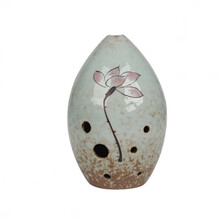 埙乐器勋初学者八孔青瓷陨儿童成人演奏熏自学中国风古典便携式古埙吹奏乐器 梨型青瓷古埙