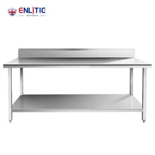 炉拼台打荷台厨房炉灶 商用拉门工作台 不锈钢双通道打荷台（工程定制) 长宽1000*800mm