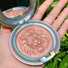 原画师高光修容盘一体两用网红浮雕狮子闪粉脸部提亮钻石生姜 03#暖粉偏光（单个）