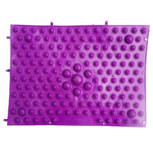 贝琪雅指压板足底按摩垫小冬笋不痛足底按摩垫家用新郎游戏很硬趾压板 指压板紫色一片