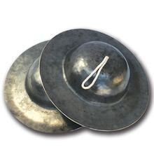 青铜锻打大钹 24-40CM青铜钹 川钹 大帽钹 黑钹 正规法器 乐器大头镲 青铜大头镲(33CM)