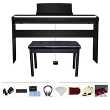 KAWAI卡哇伊卡瓦依钢琴ES110钢琴88键重锤卡哇伊数码初学者升级玉阙 es110黑色木架单踏板+双人琴凳