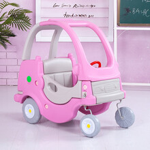 儿童学步车幼儿园公主车游乐场小房车金龟车助力滑行车淘气堡游戏塑料玩具 小房车（公主款）
