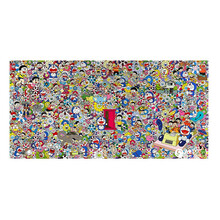 墨斗鱼艺术村上隆太阳花证版多啦a梦任意门版画艺术收藏品收藏证书开箱视频横幅大尺寸现货50*102cm