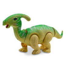 儿童恐龙玩具霸王龙模型仿真小动物男孩礼物 副栉龙【黄棕色】