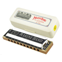 德国进口Hohner和来十孔蓝调布鲁斯成人口琴Marine Band 1896  D调