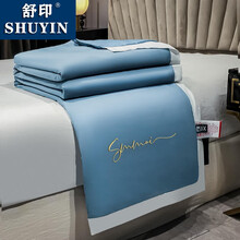 舒印 夏被 被芯空调被夏凉被轻奢刺绣纯色被褥冰丝夏季夏天可水洗纯色刺绣夏被单双人夏季被 D-宾利兰 180*200cm夏被
