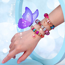 make it real施华洛世奇联名儿童DIY首饰手链女孩8-10-12岁以上小女生公主梦生日礼物 卡蜜拉百变魔链-可做3条