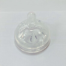 albo 新生婴儿硅胶软奶瓶奶嘴  母乳质感宽口径宝宝奶嘴 NZ322白色的超宽口V